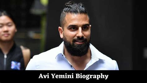 avi yemini height  Copy it to easily share with friends